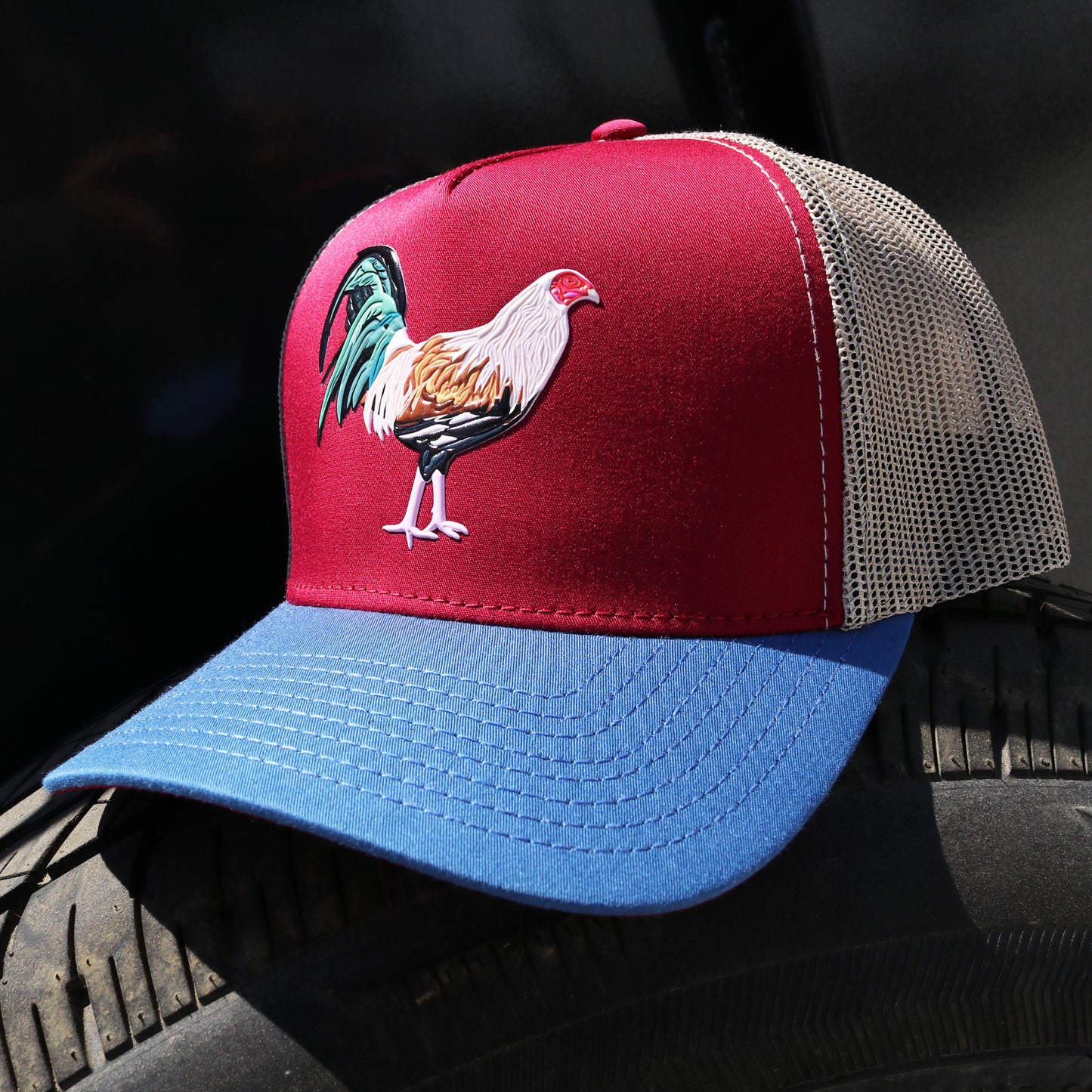 Gallo Giro Blue/Maroon/Khaki AVC hat / gorra