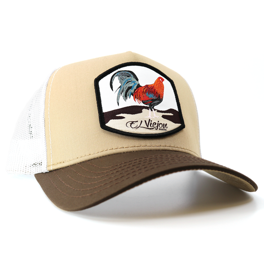 Gallo Brown/Khaki/White AVC hat / gorra