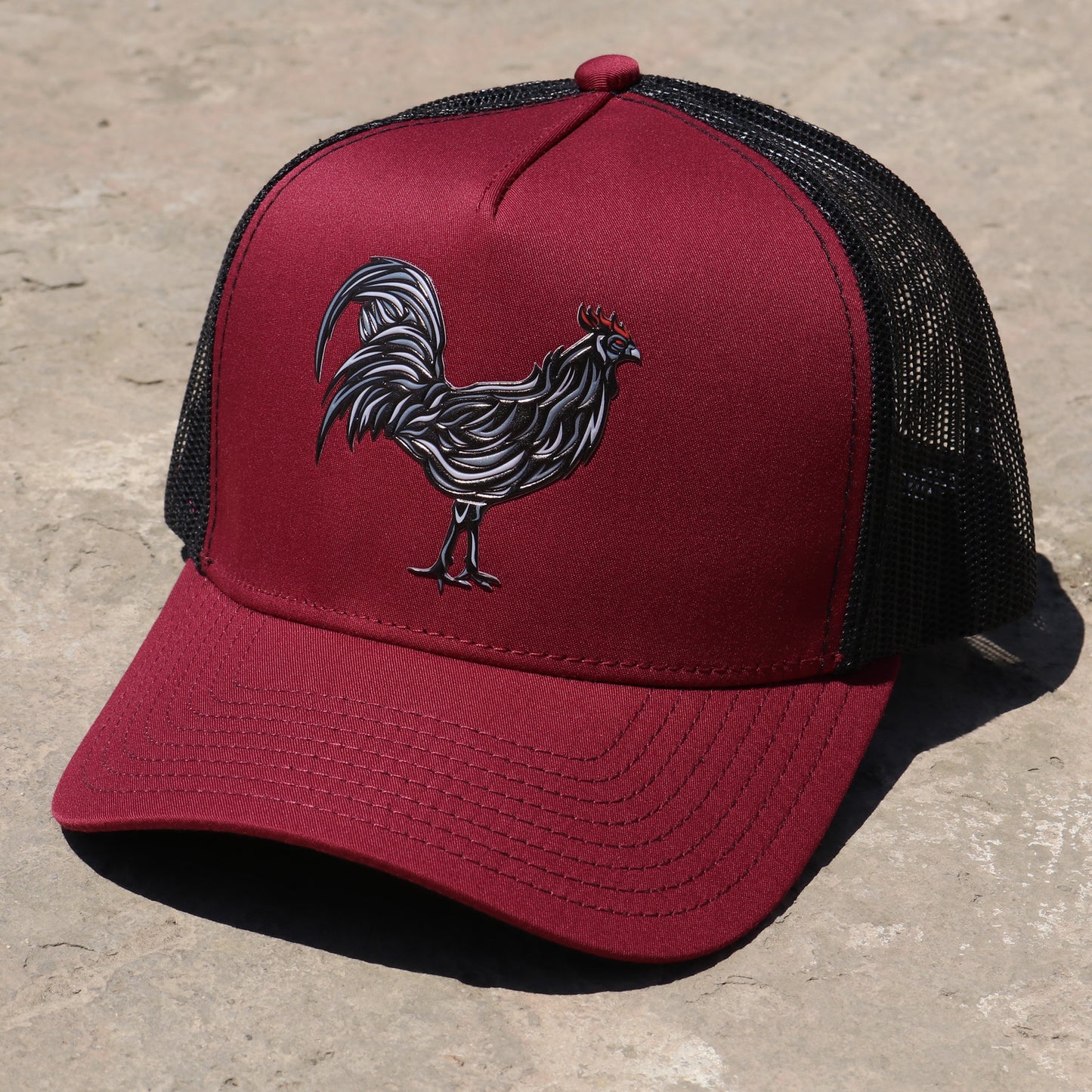 Gallo Negro Maroon/Black AVC hat / gorra