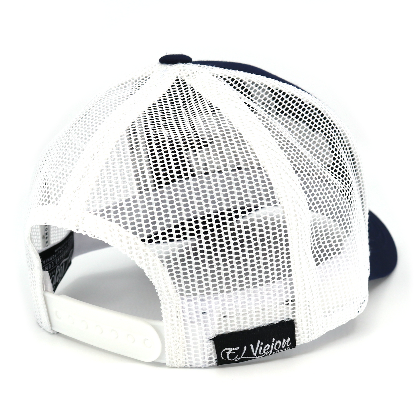 Gordito Y Barbon Dark Navy/White classic visor hat / gorra de visera clasica