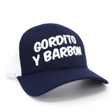 Gordito Y Barbon Dark Navy/White Visera Clasica