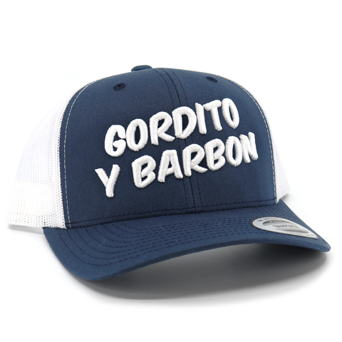 Gordito y Barbon Navy/White Visera Clasica
