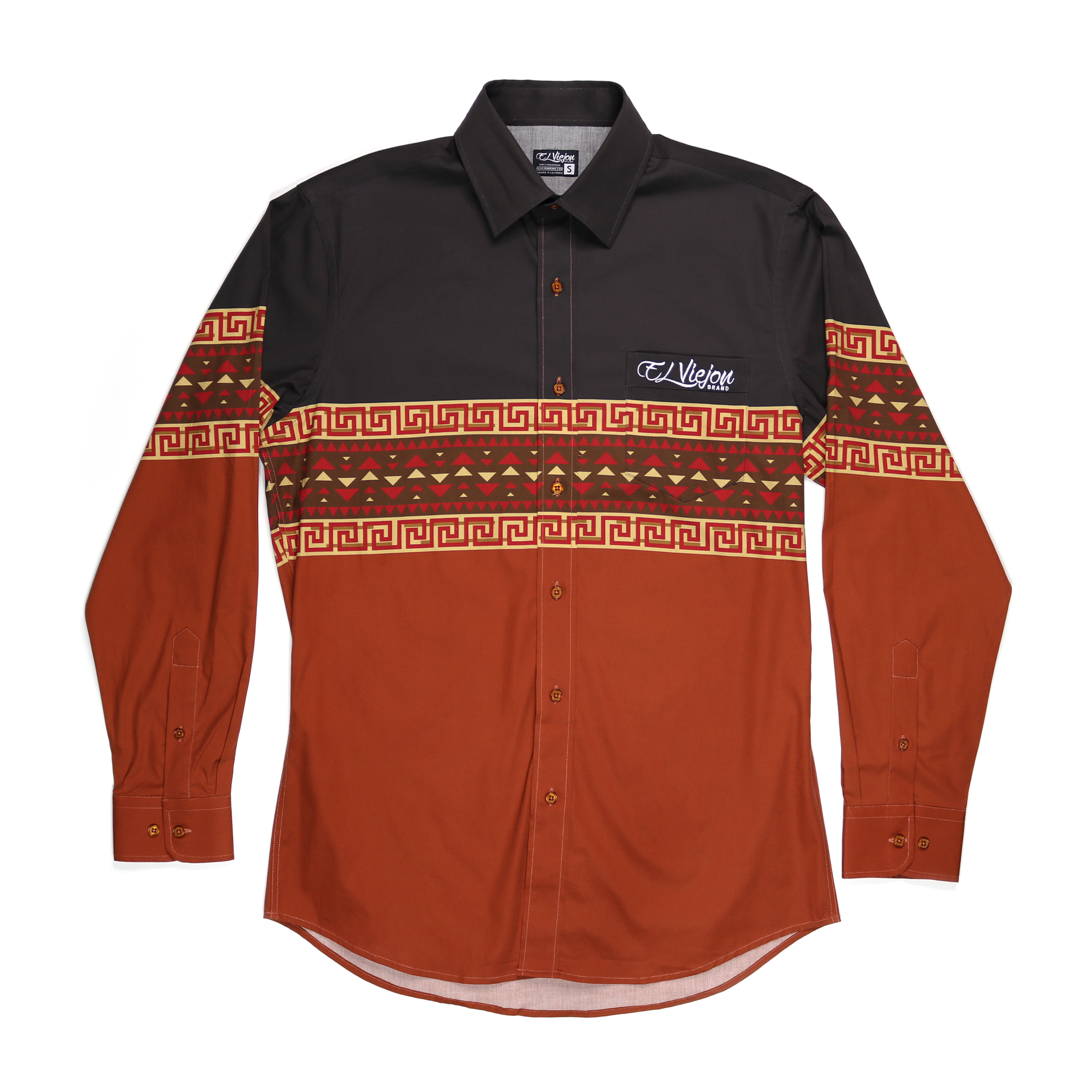 Dress Shirt - Huron Brown/Rust – El Viejon Brand