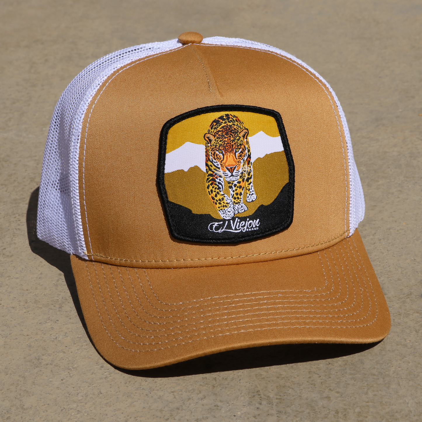 Jaguar Caramel/White AVC hat / gorra