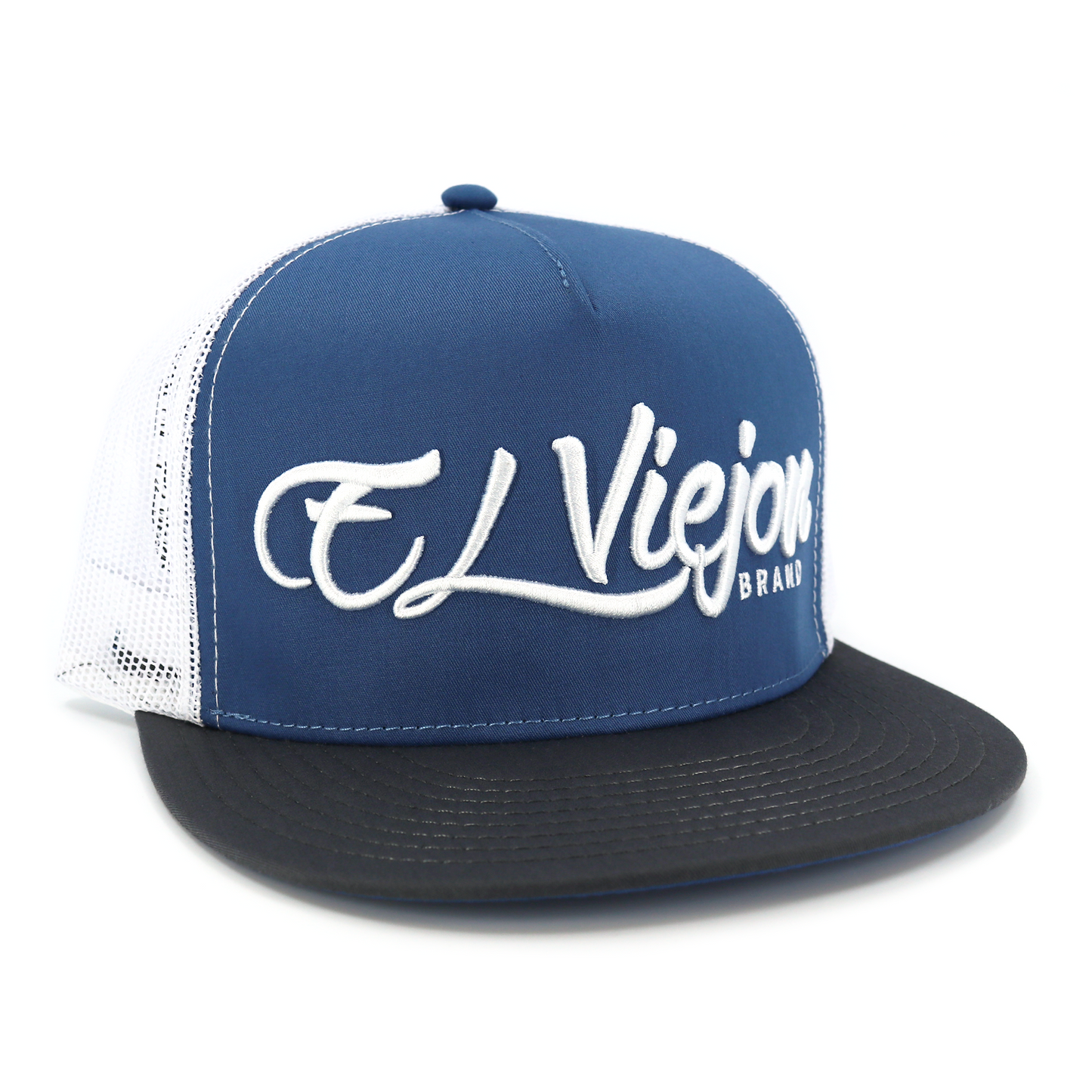 La Original Charcoal/Indigo/White flat visor hat / gorra de visera plana