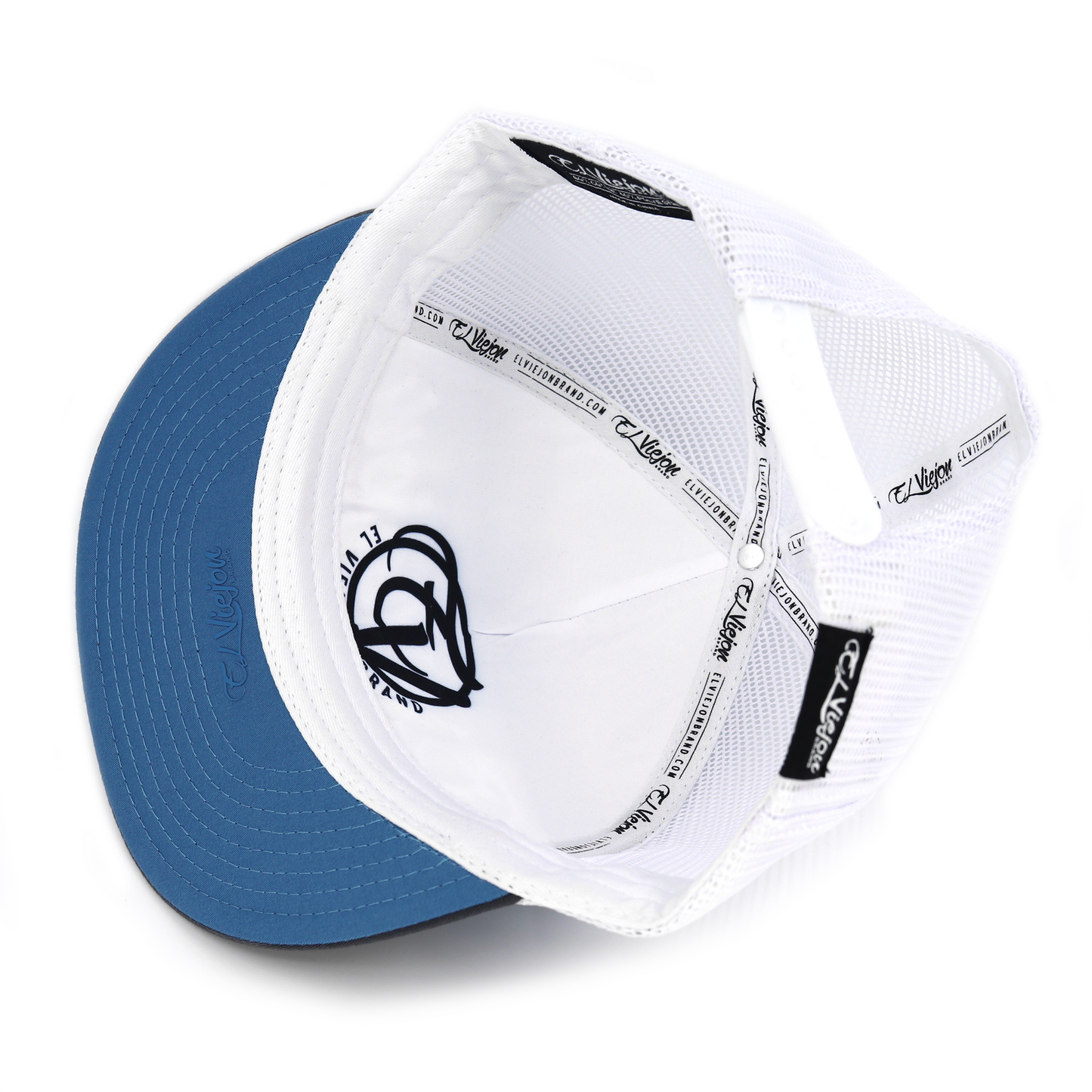 La Original Charcoal/Indigo/White flat visor hat / gorra de visera plana