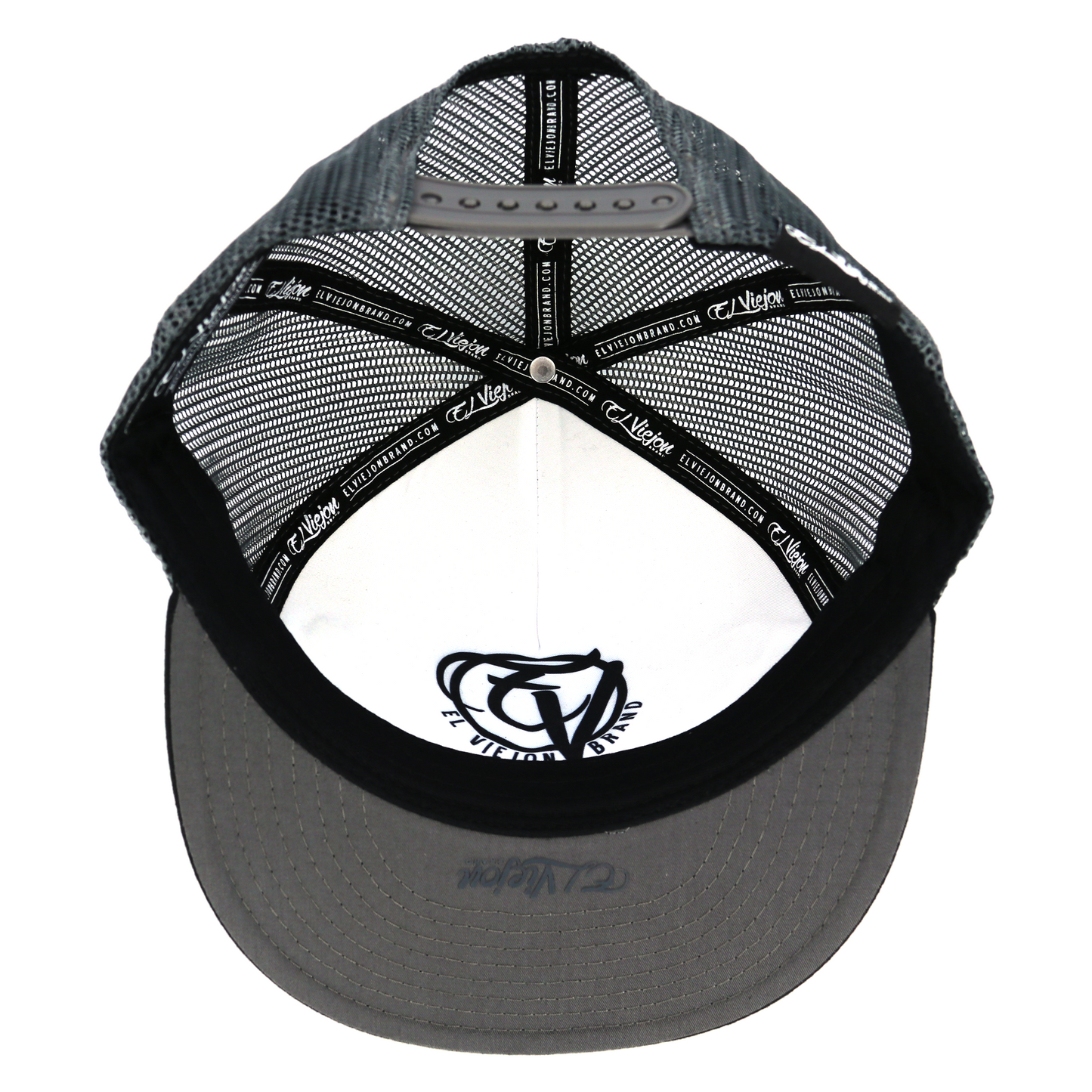 La Original Black/Charcoal flat visor hat / gorra de visera plana