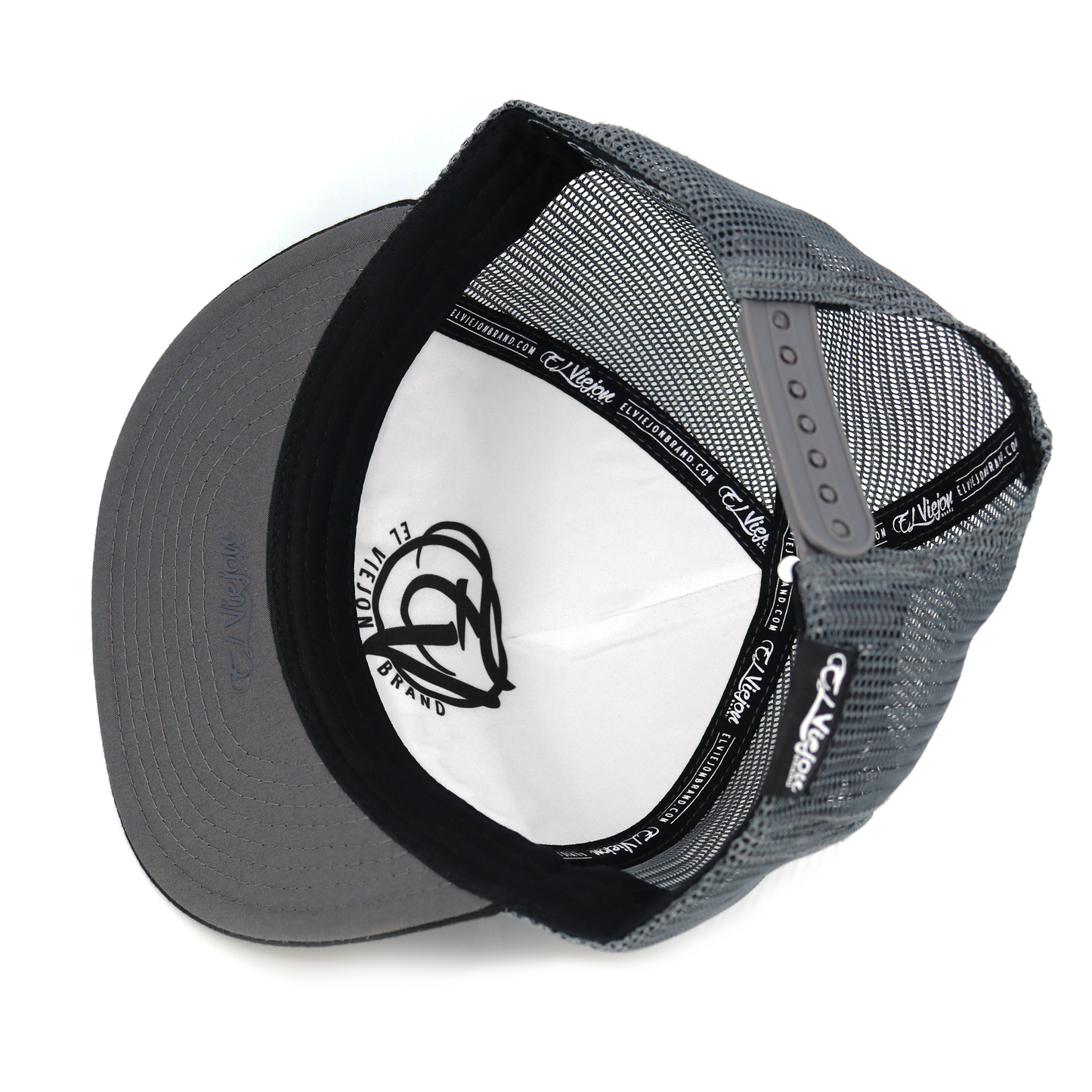 La Original Black/Charcoal flat visor hat / gorra de visera plana