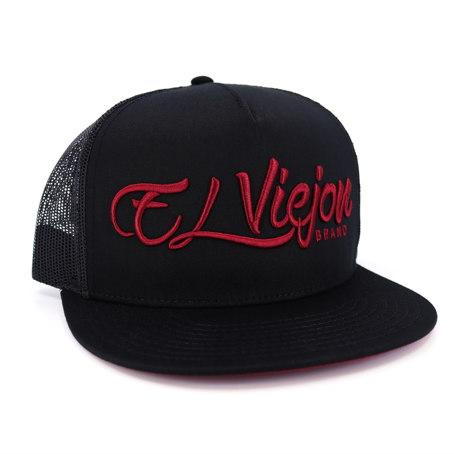 La Original Black flat visor hat / gorra de visera plana