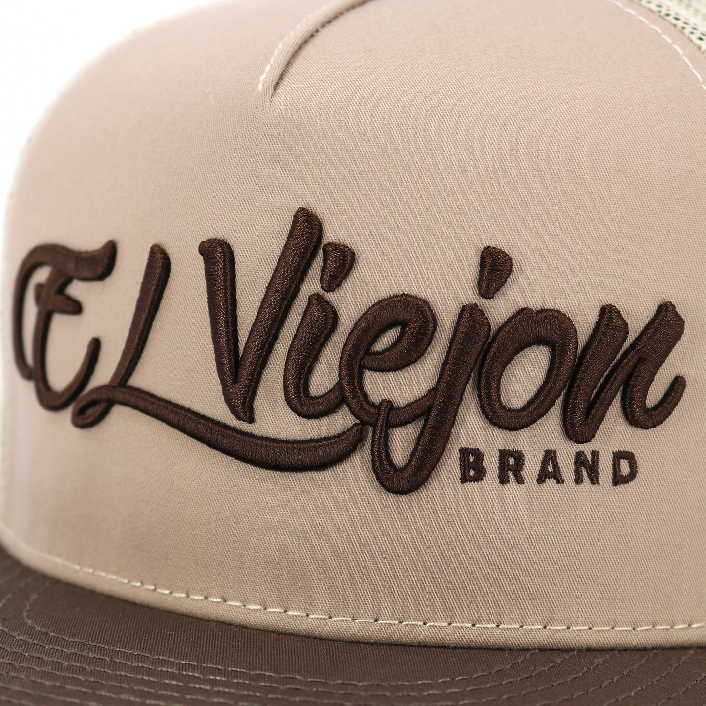 La Original Brown/Mocha flat visor hat / gorra de visera plana