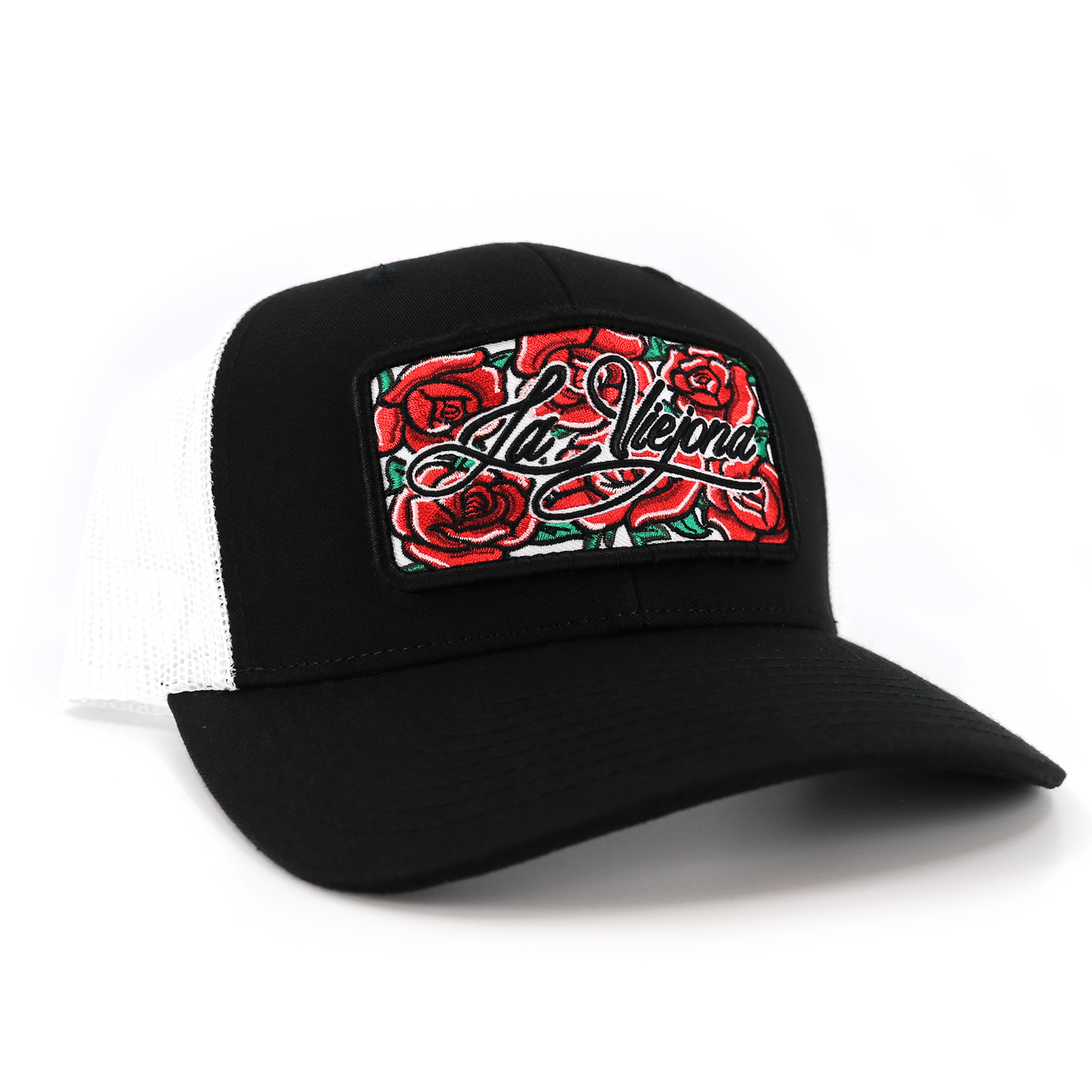 Rosas Black/White classic visor hat / gorra de visera clasica