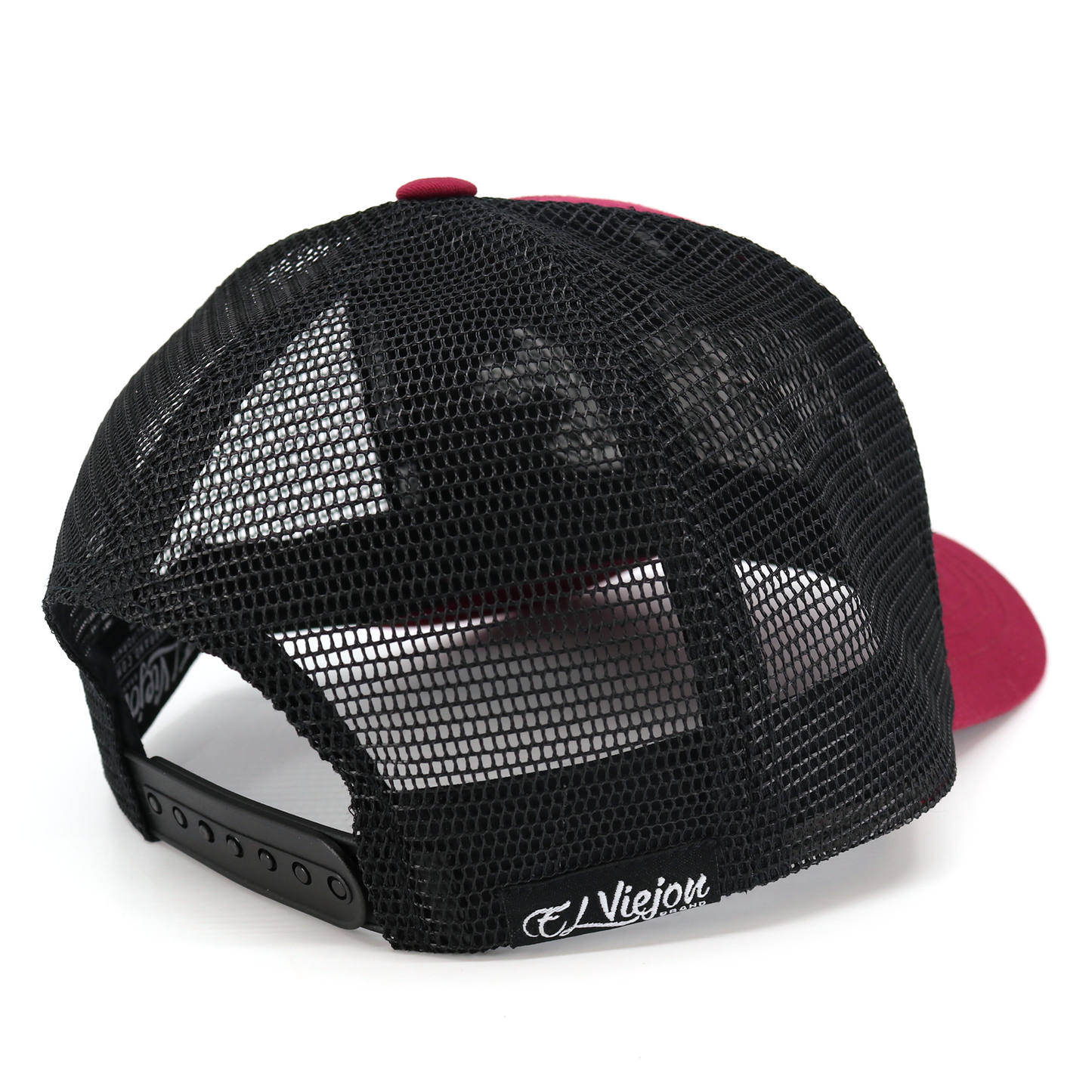 Muchacho Alegre Maroon/Black classic visor hat / gorra de visera clasica