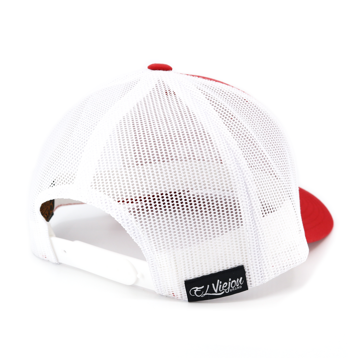 Muchacho Alegre Red/White classic visor hat / gorra de visera clasica