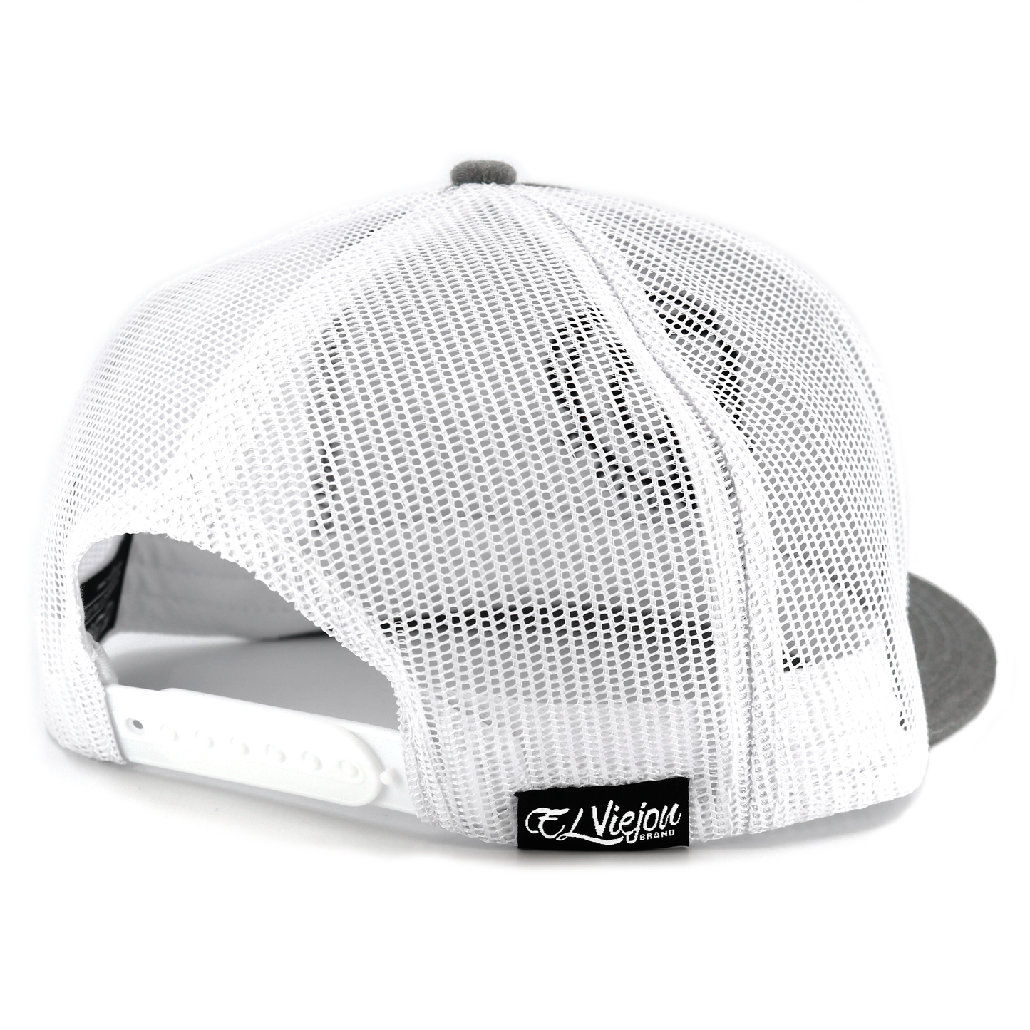 Muchacho Alegre Heather/White flat visor hat