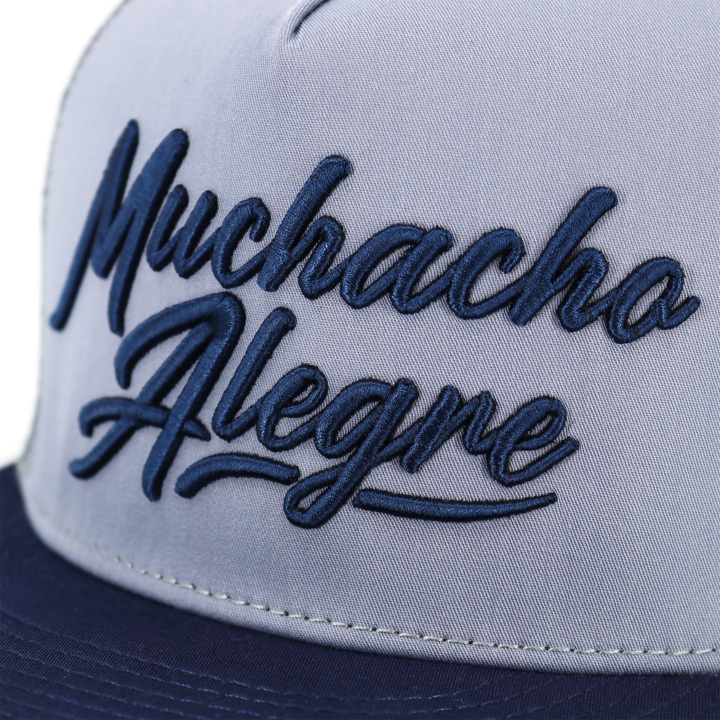 Muchacho Alegre Navy/Blue/Charcoal flat visor hat / gorra de visera plana