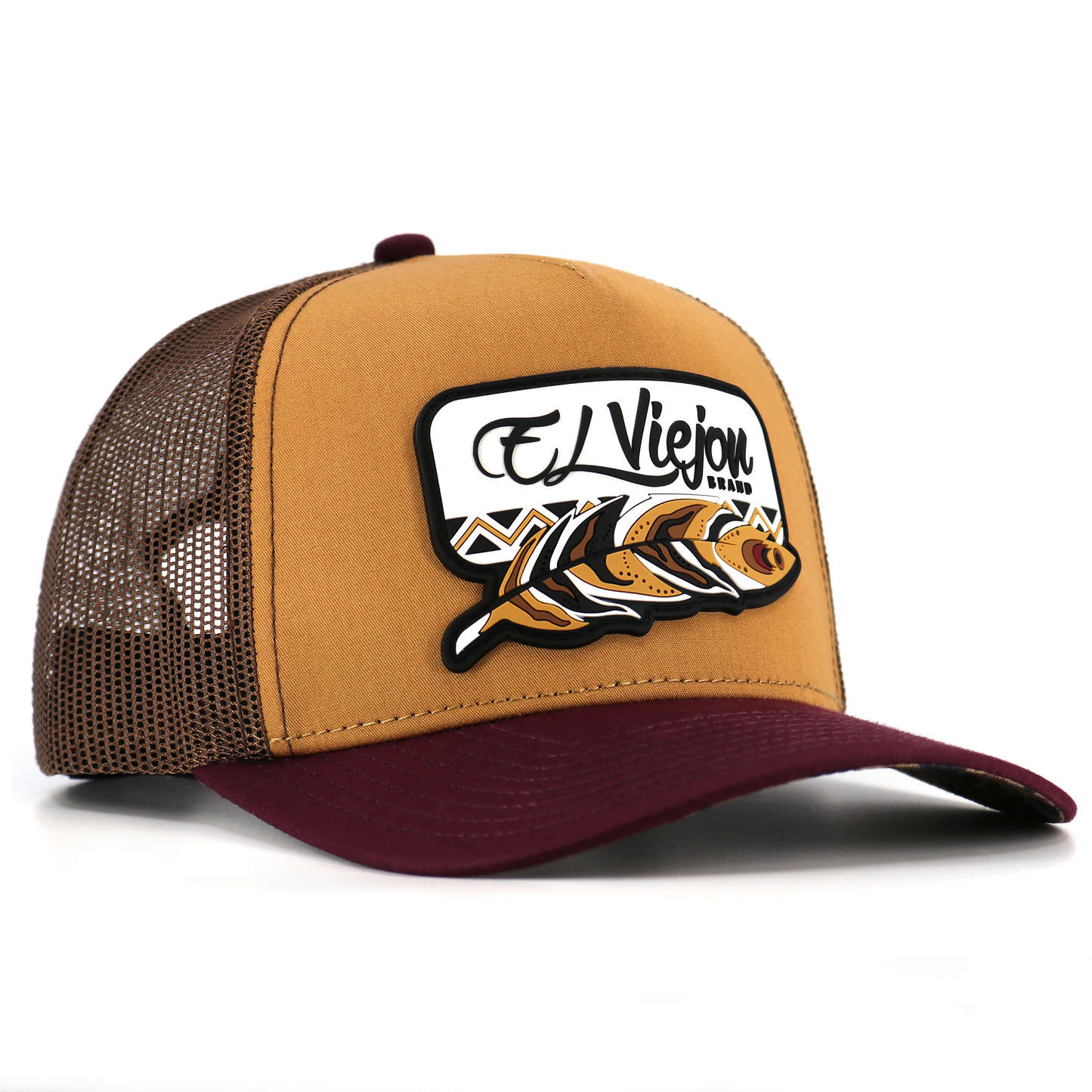 Nativo Maroon/Camel/Brown AVC hat / gorra