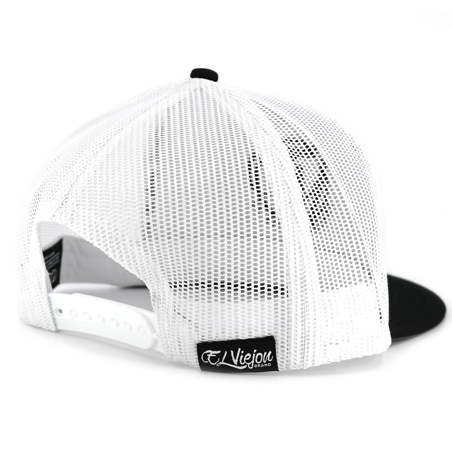 Nayarit Black/White flat visor hat