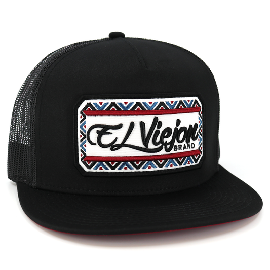 Nayarit Black flat visor hat