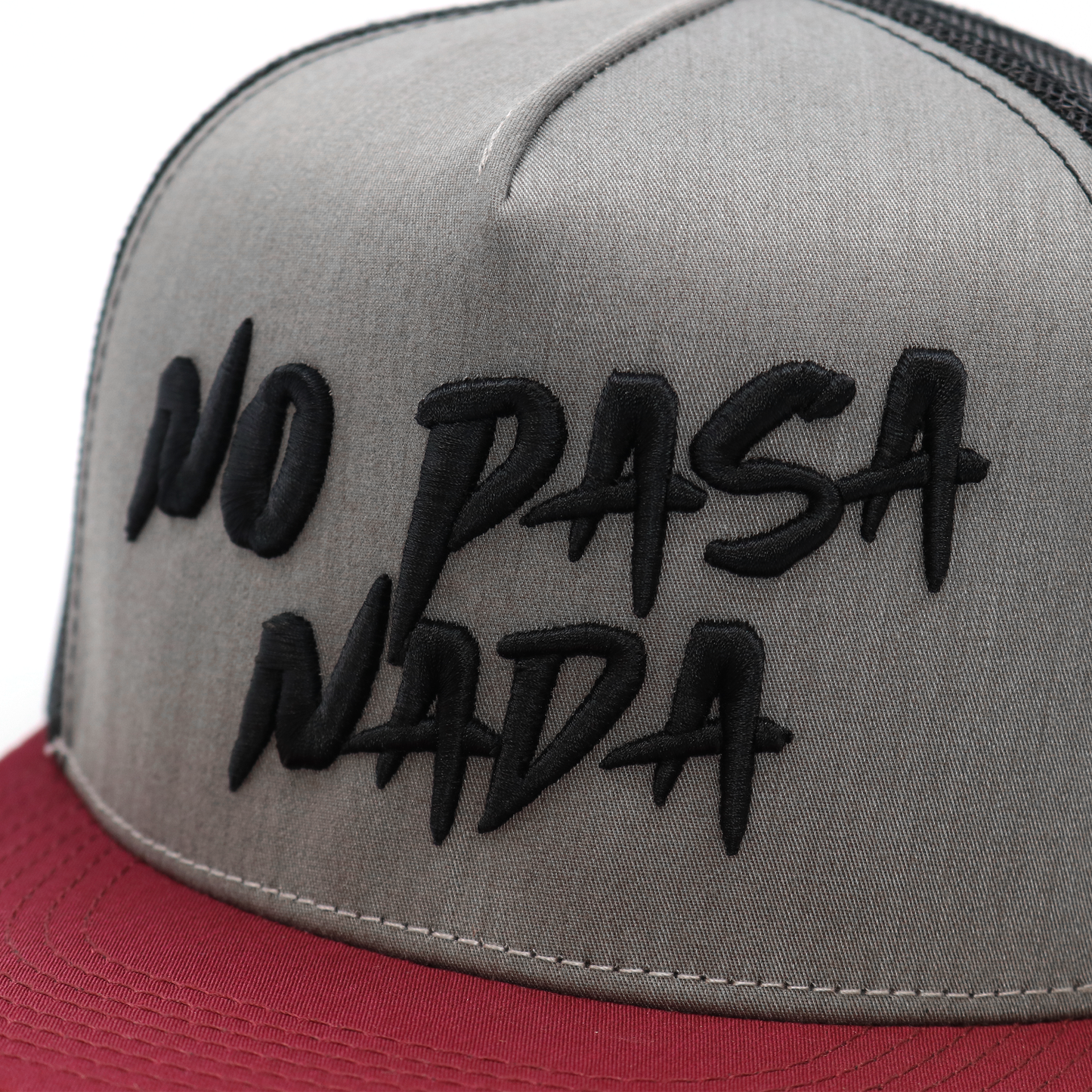No Pasa Nada Maroon/Heather/Black