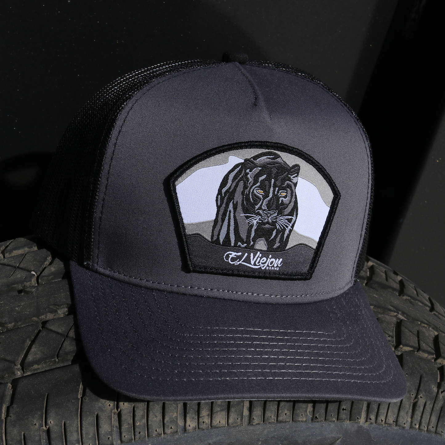 Pantera Negra Charcoal/Black AVC hat / gorra