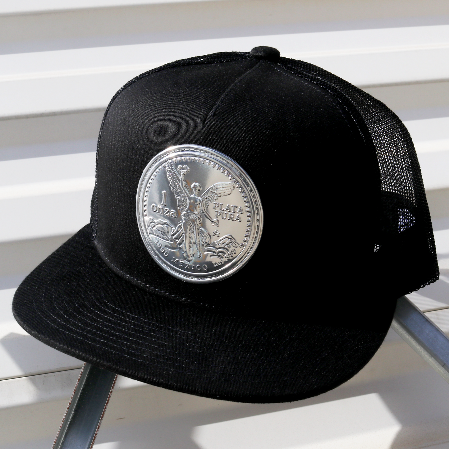 Plata Pura Black flat visor hat / gorra de visera plana