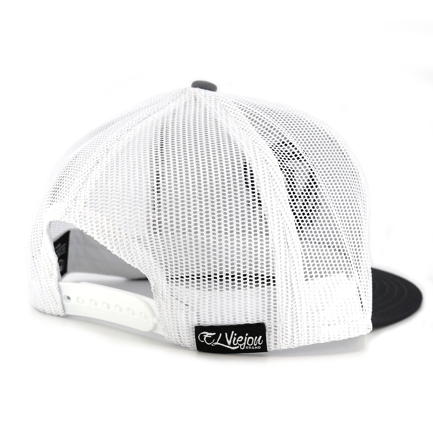 Poblador Black/Charcoal/White flat visor hat