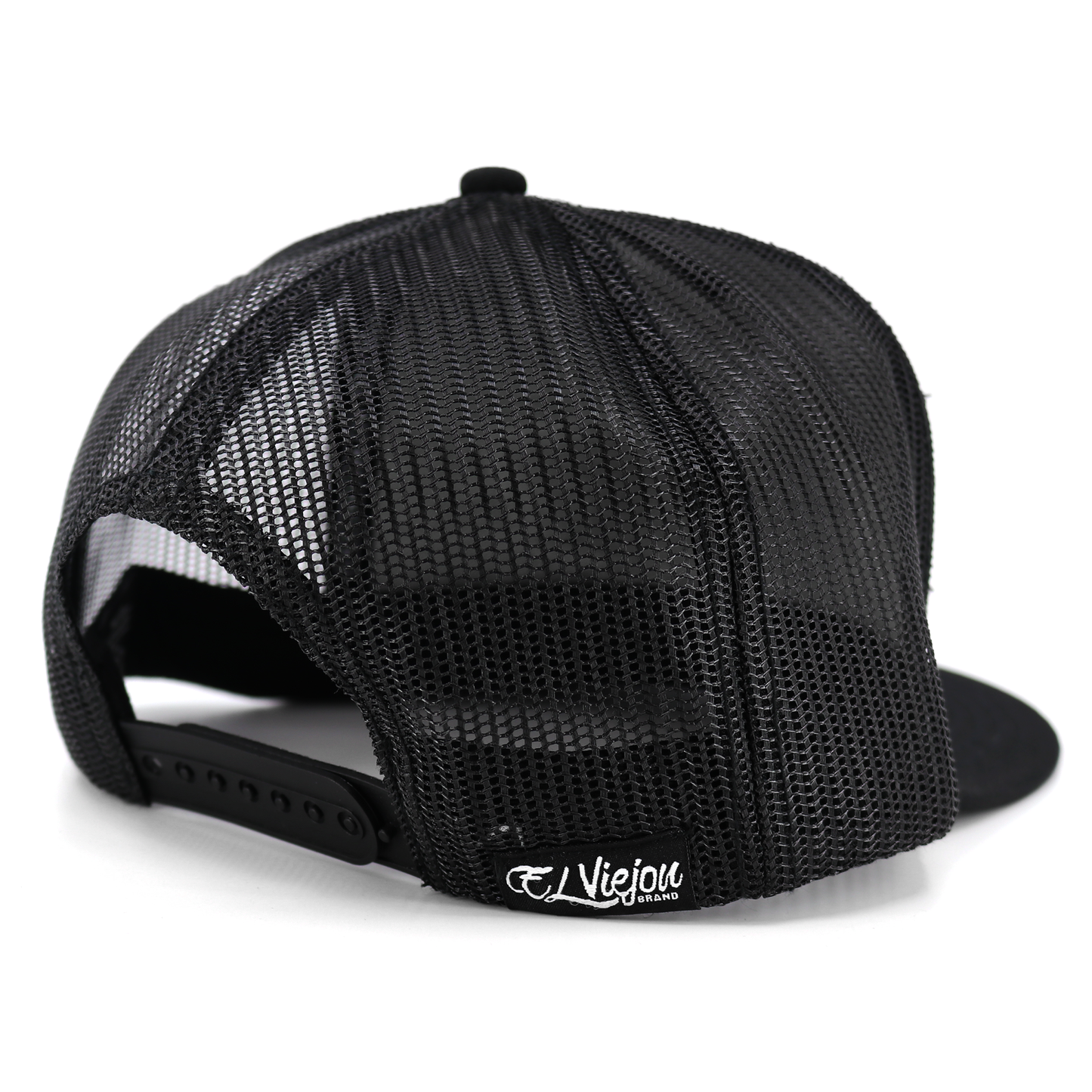 Trebol Black flat visor hat