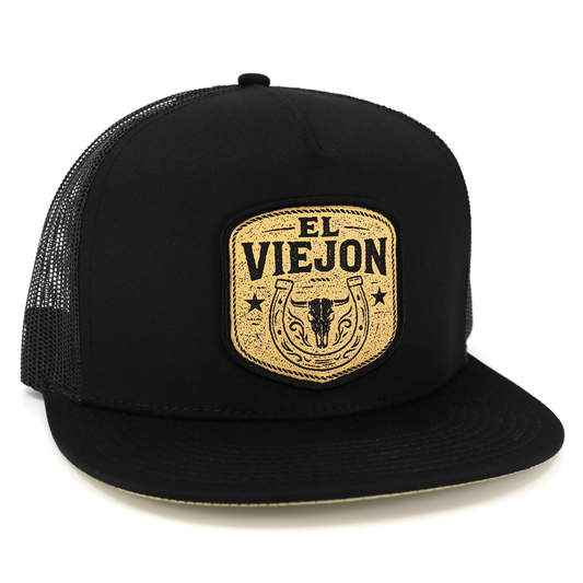 Rancho Viejo Black flat visor hat