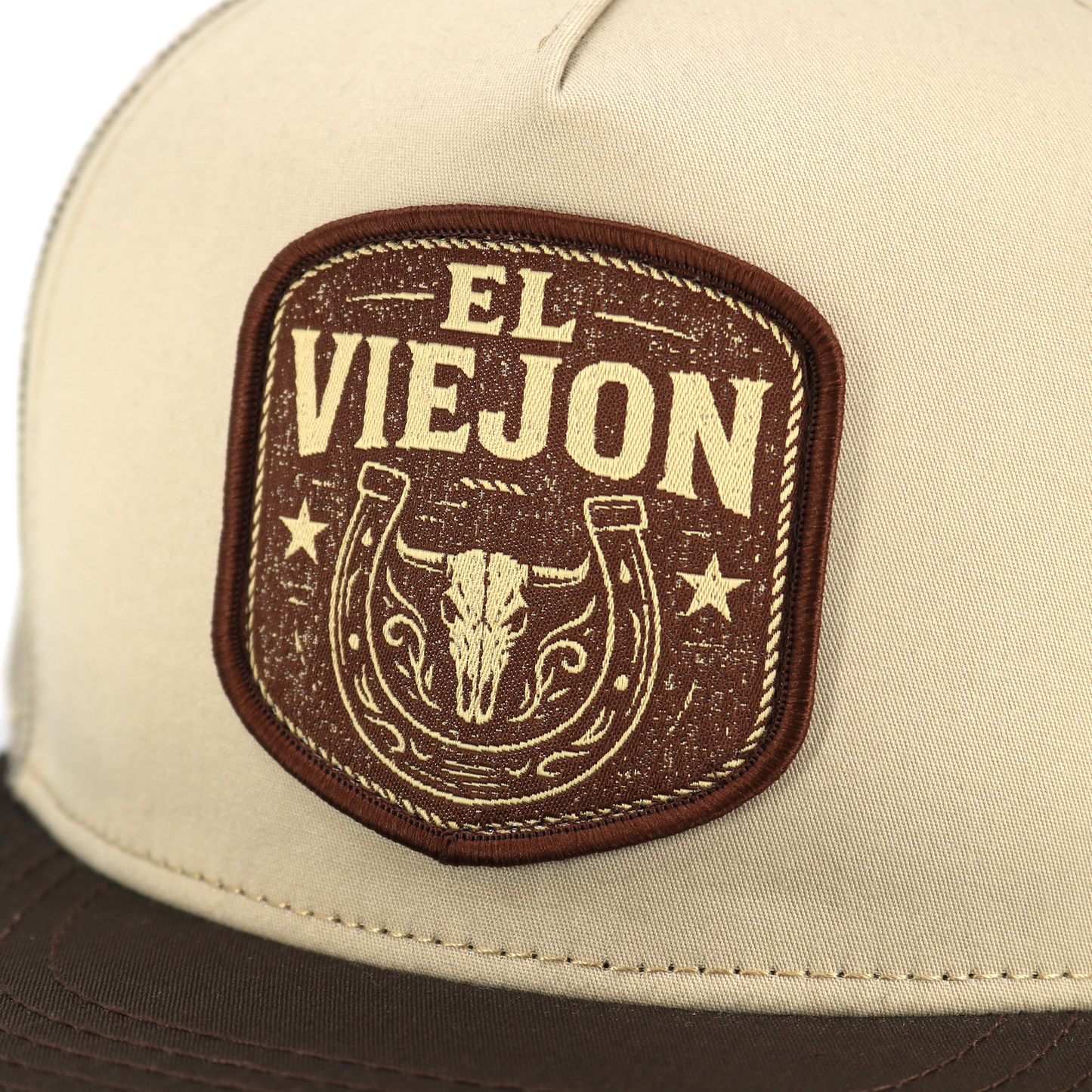 Rancho Viejo Brown/Khaki/Khaki flat visor hat