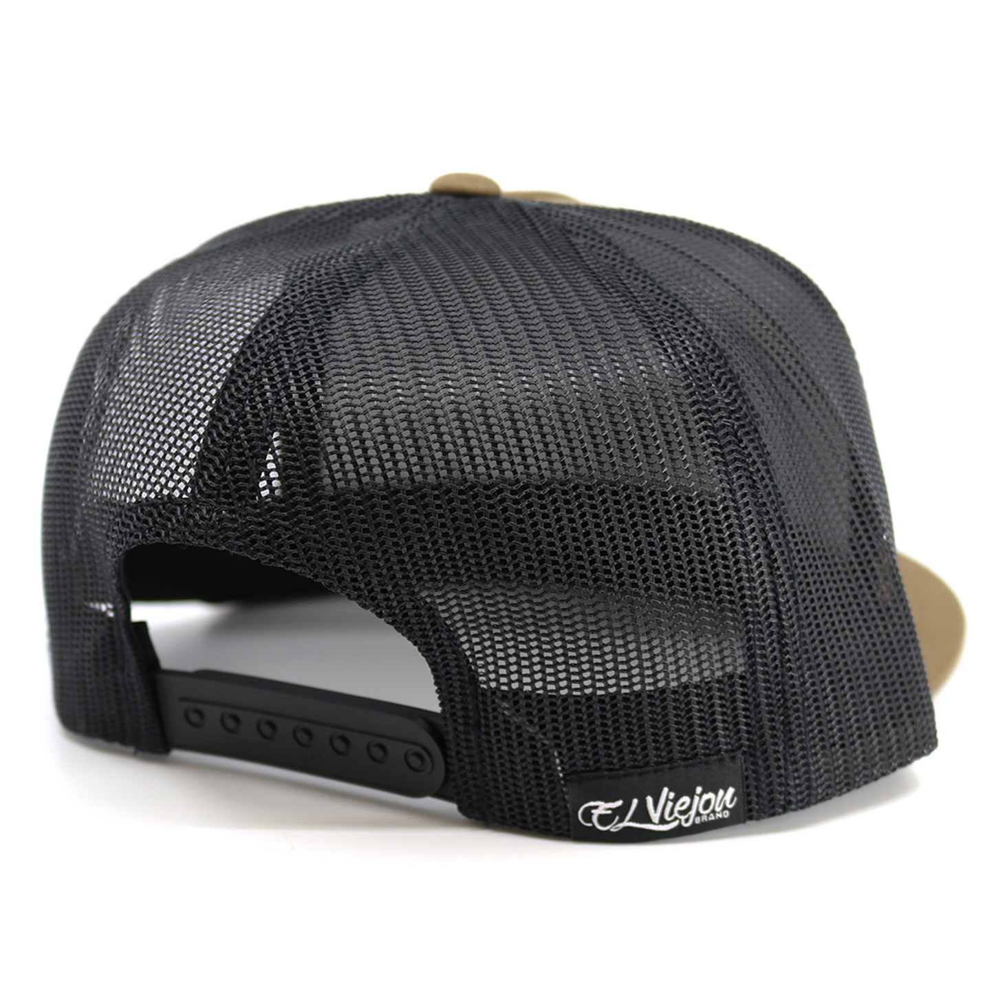 Semental Coyote/Black flat visor hat / gorra de visera plana