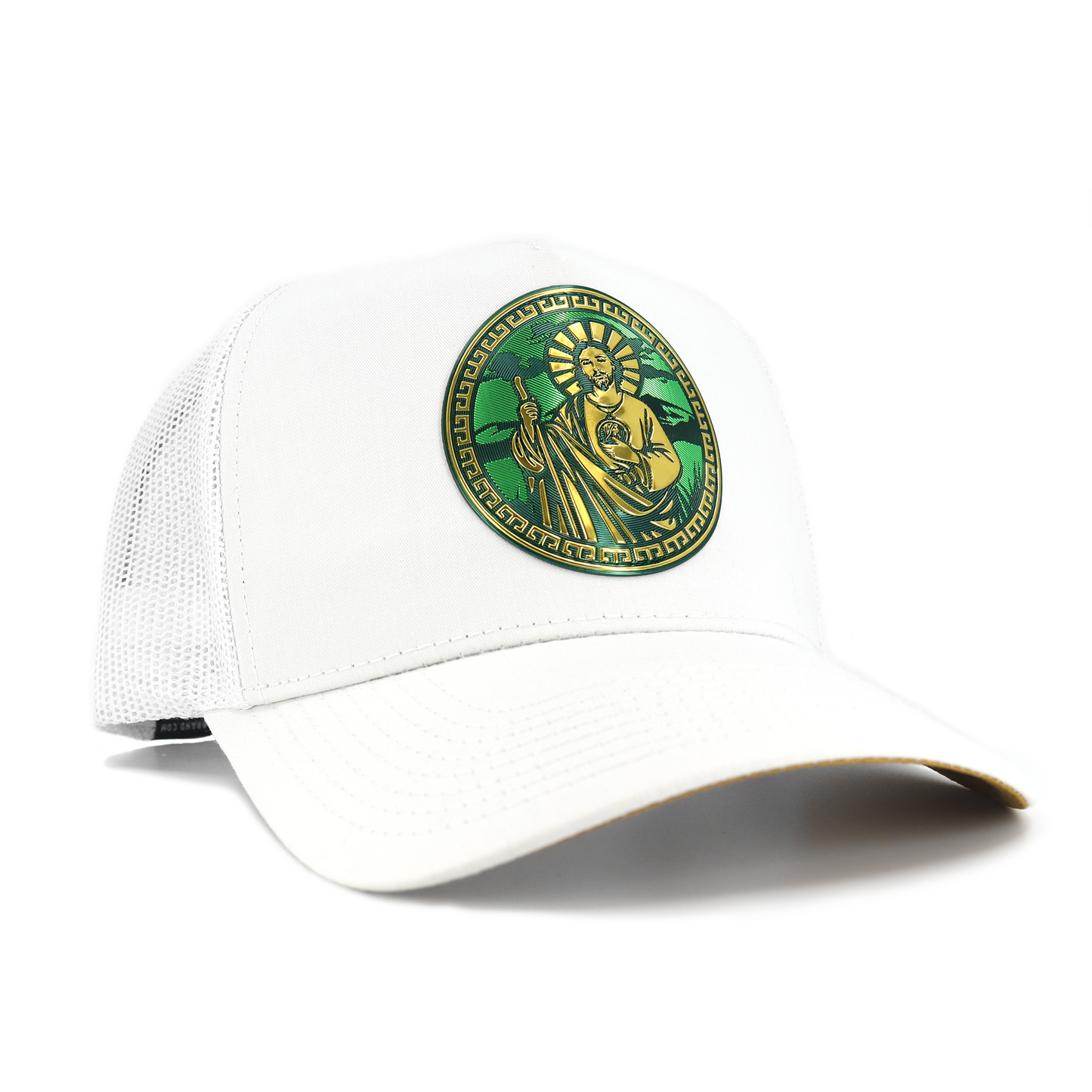 San Judas White AVC hat / gorra