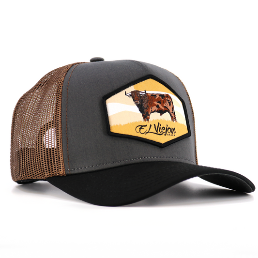 Semental Black/Charcoal/Brown AVC hat / gorra