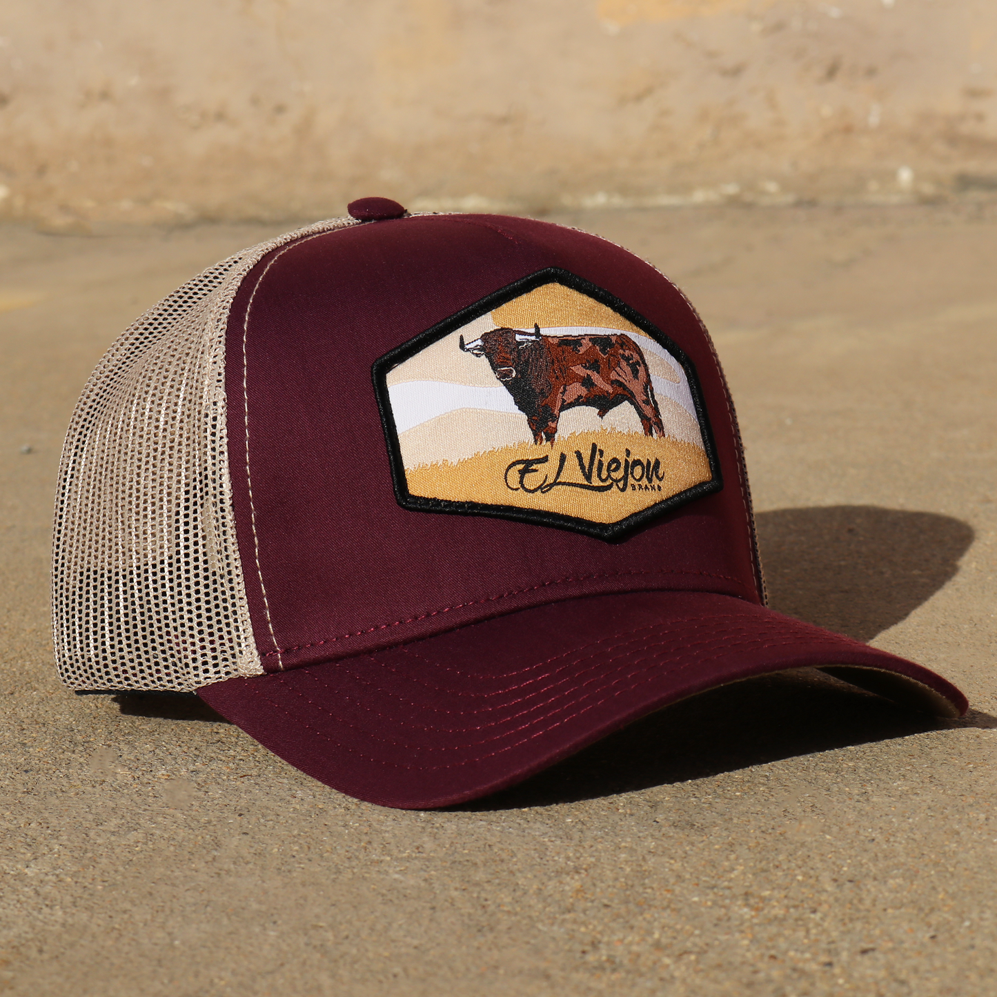 Semental Maroon/Khaki AVC hat / gorra