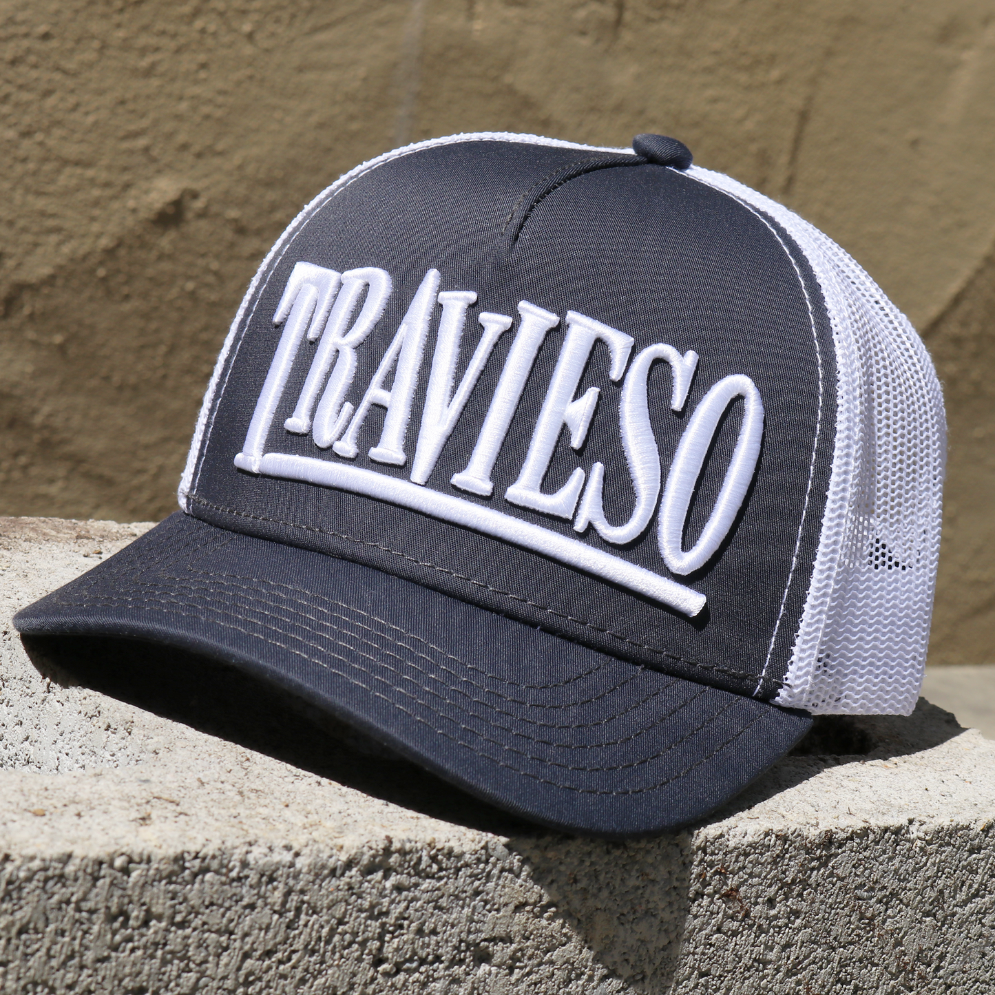 Travieso Charcoal/White KID HAT / GORRA PARA NIÑO