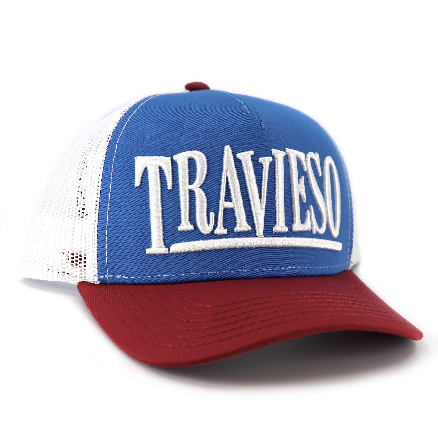 Travieso Maroon/Sky/White KID HAT / GORRA PARA NIÑO