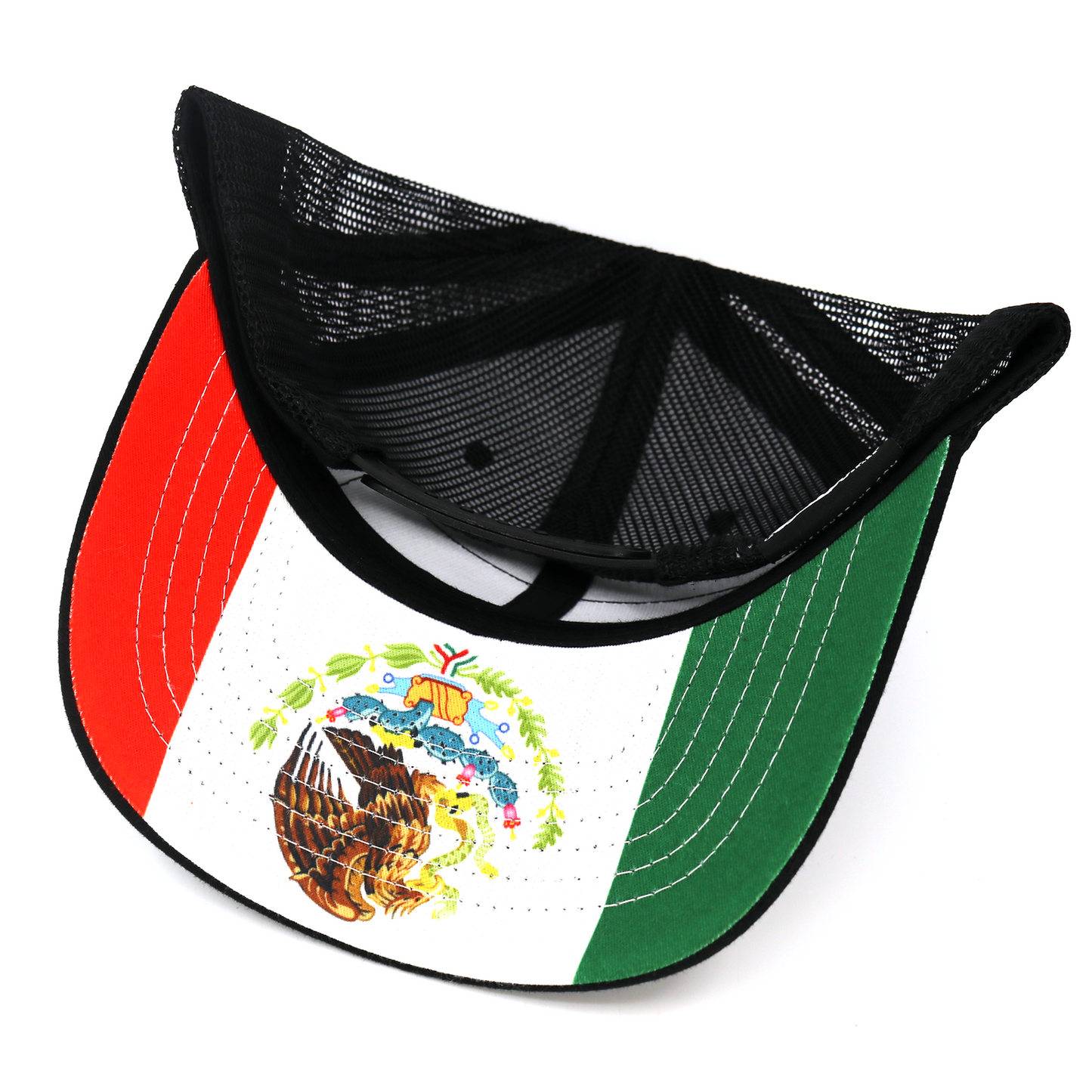 Tri-Color Black classic visor hat / gorra de visera clasica