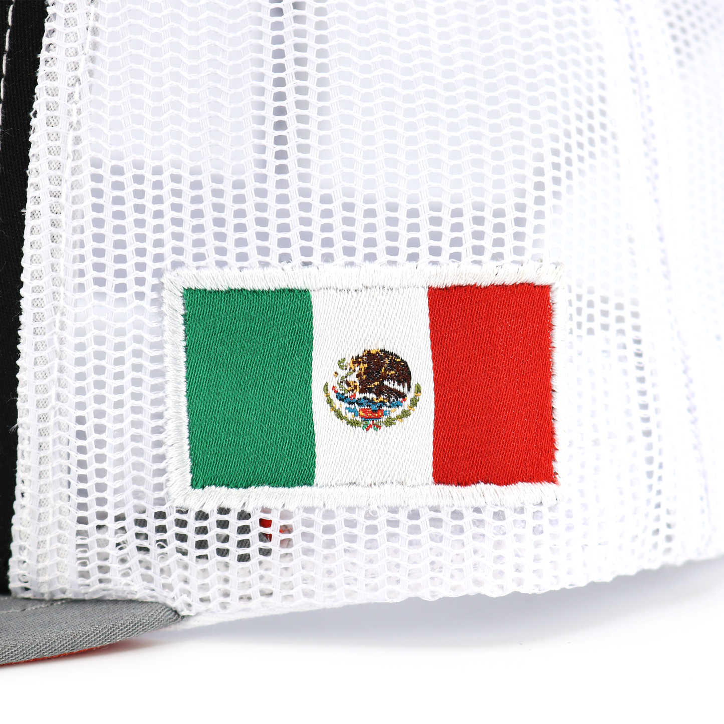 Tri Color Grey/Black/White flat visor hat / gorra de visera plana
