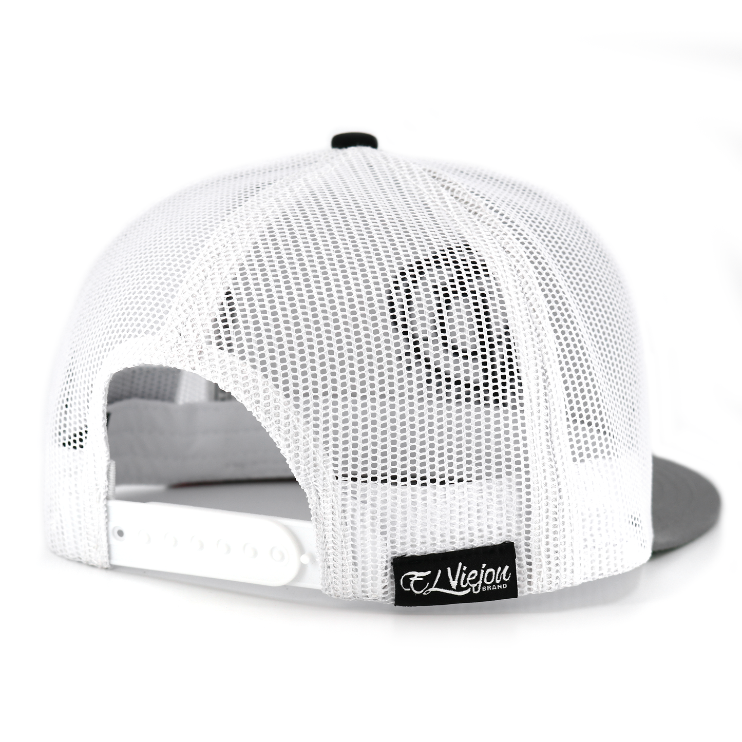 Tri Color Grey/Black/White flat visor hat / gorra de visera plana