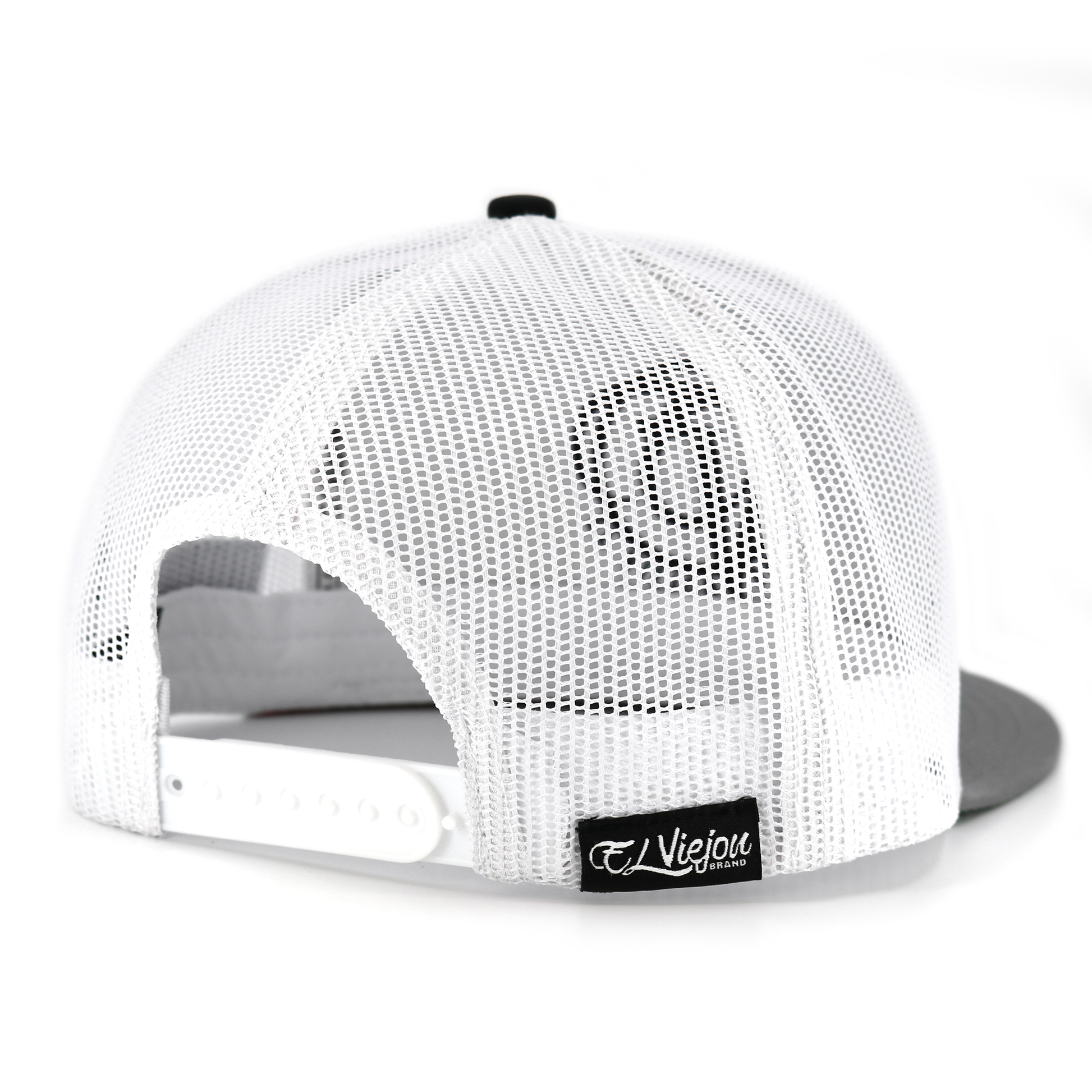 Tri Color Grey/Black/White flat visor hat / gorra de visera plana