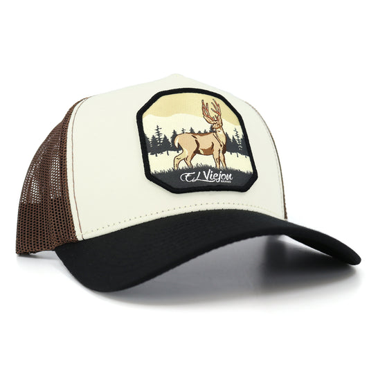 Venado Black/Ivory/Brown AVC hat / gorra