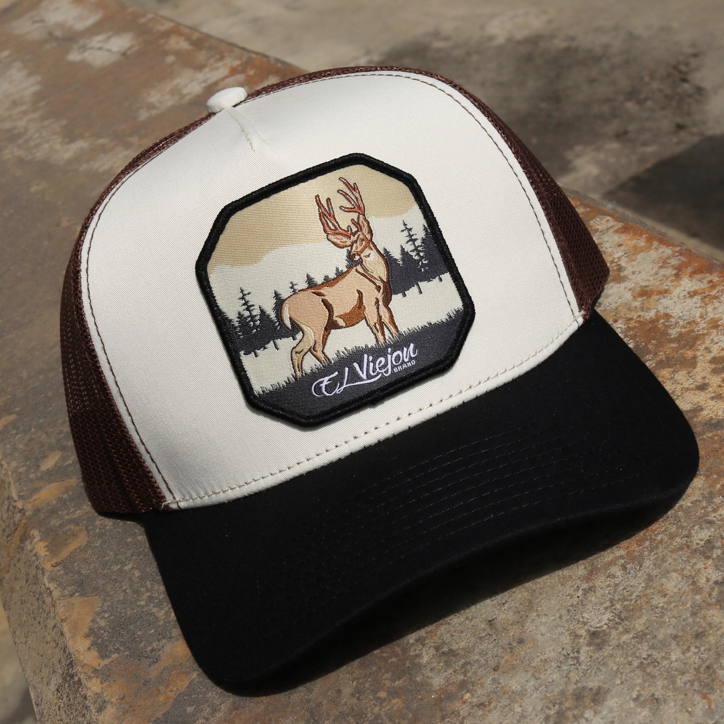 Venado Black/Ivory/Brown AVC hat / gorra