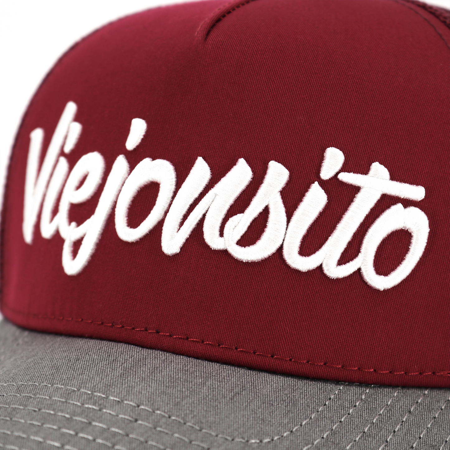 Viejonsito Grey/Maroon/Maroon KID HAT / GORRA PARA NIÑO