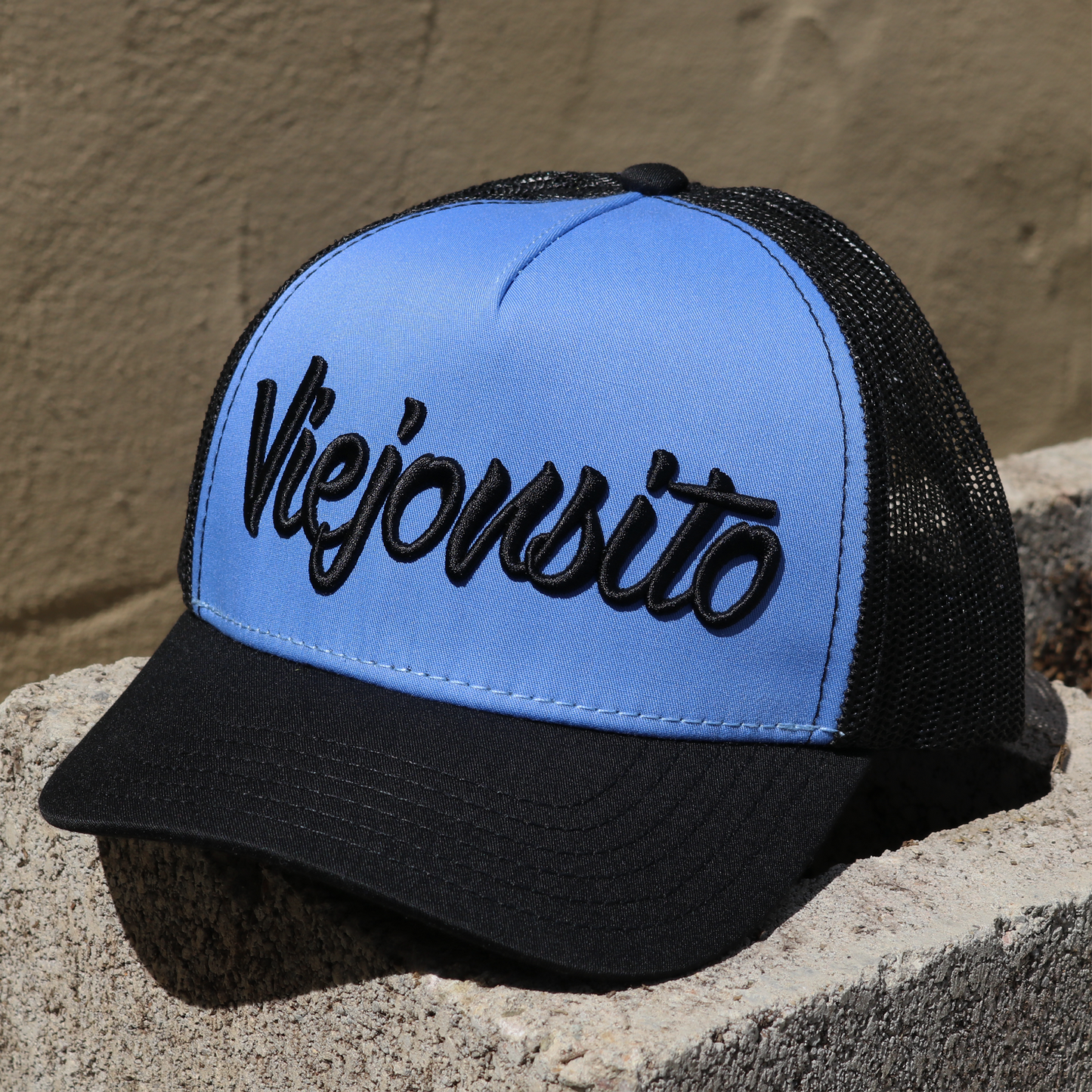 Viejonsito Black/Sky/Black KID HAT / GORRA PARA NIÑO