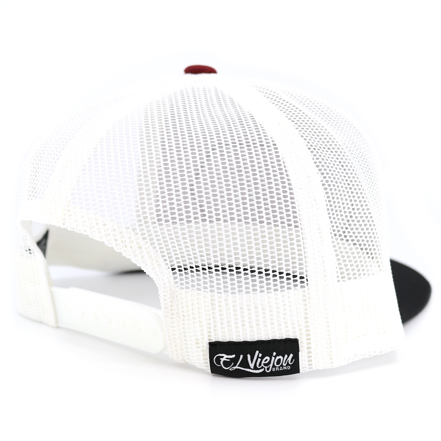 Wasco Black/Maroon/White flat visor hat / gorra de visera plana