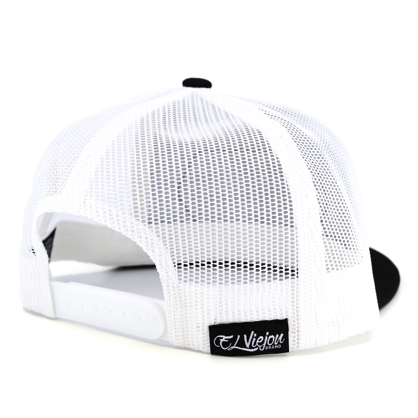 EVPatch Black/White flat visor hat / gorra de visera plana