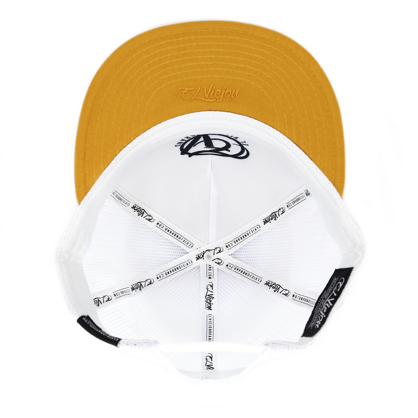 Baraja De Oro White flat visor hat / gorra de visera plana