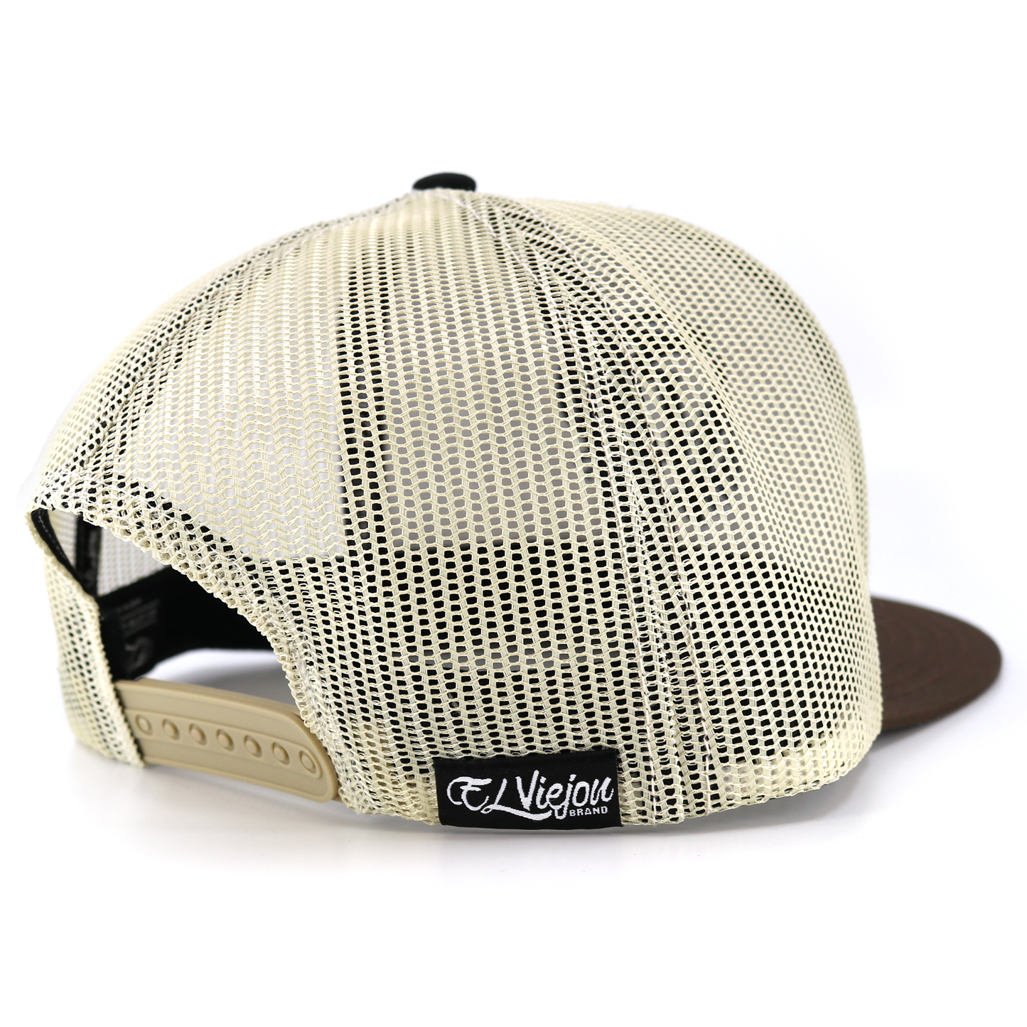 Yo Soy De Rancho Brown/Black/Tan flat visor hat / gorra de visera plana