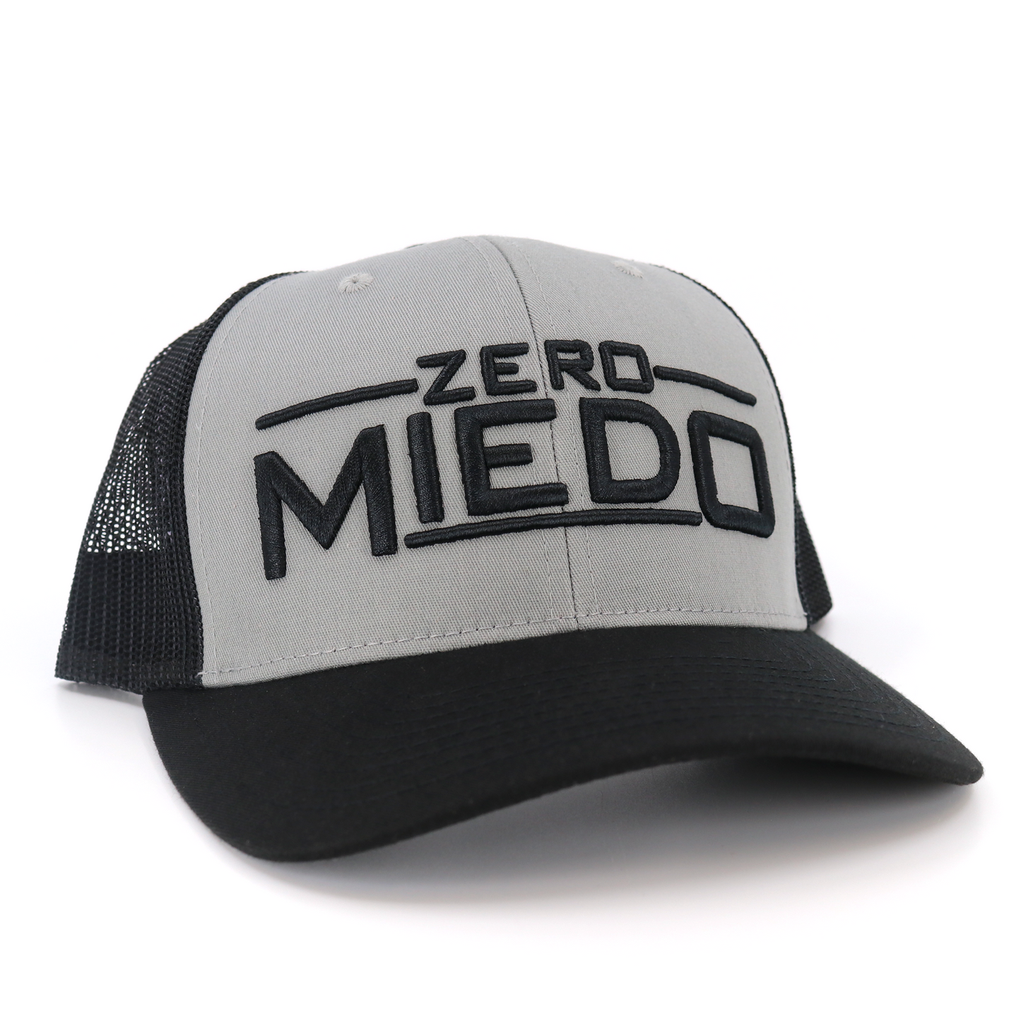 Zero Miedo Black/Grey/Black classic visor hat / gorra de visera clasica