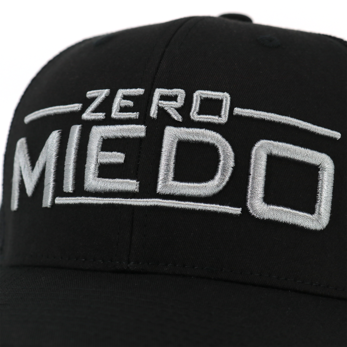 Zero Miedo Black classic visor hat / gorra de visera clasica