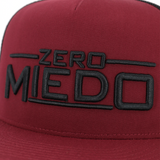 Zero Miedo Maroon/Black Visera Plana
